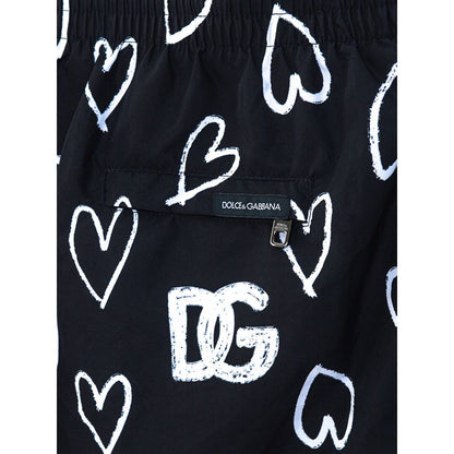 Dolce & Gabbana Black Polyester Swimwear