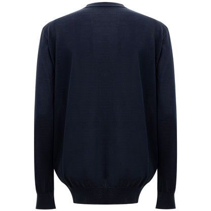 Paul & Shark Blue Cotton Cardigan