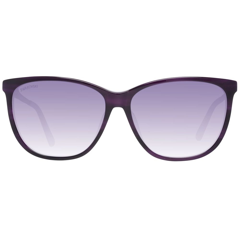 Swarovski Purple Plastic Sunglasses