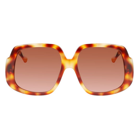 Longchamp Brown Haircalf Sunglasses
