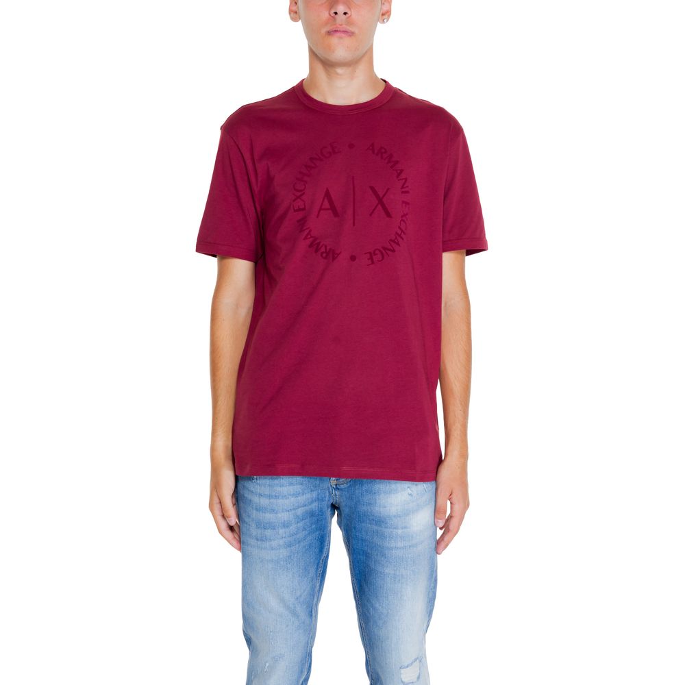 Armani Exchange Bordeaux Cotton Clothing