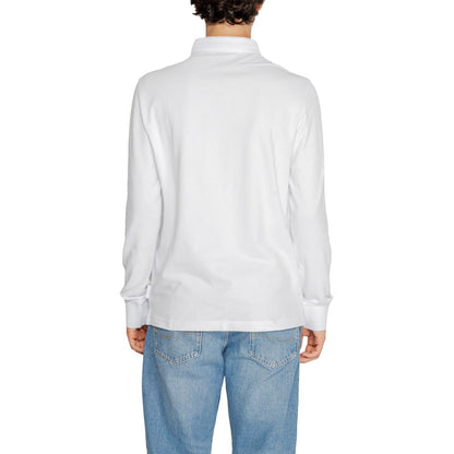 Armani Exchange White Cotton Long Sleeve