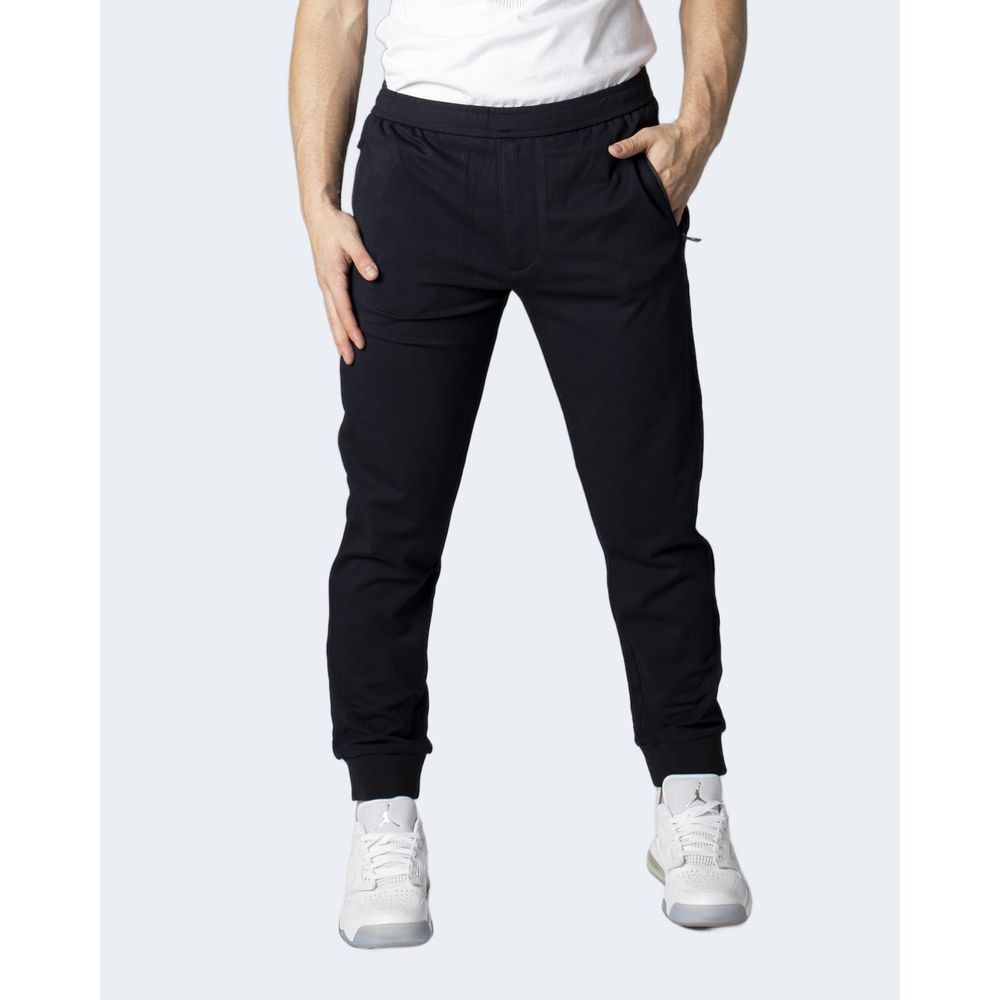 Armani Exchange Blue Viscose Skinny Pants