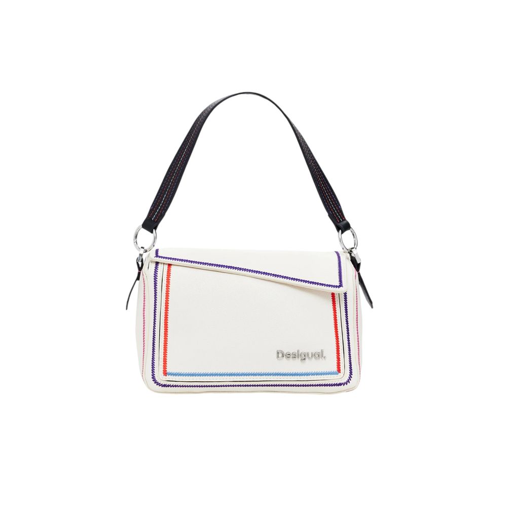 Desigual Cream Polyethylene Handbag