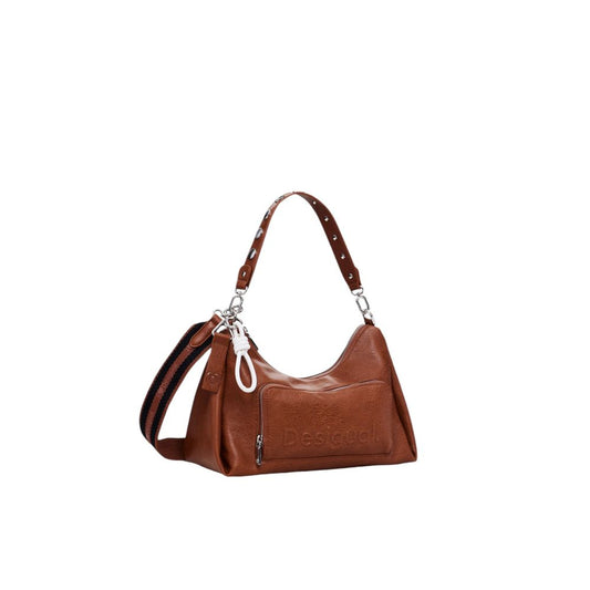 Desigual Brown Polyethylene Handbag