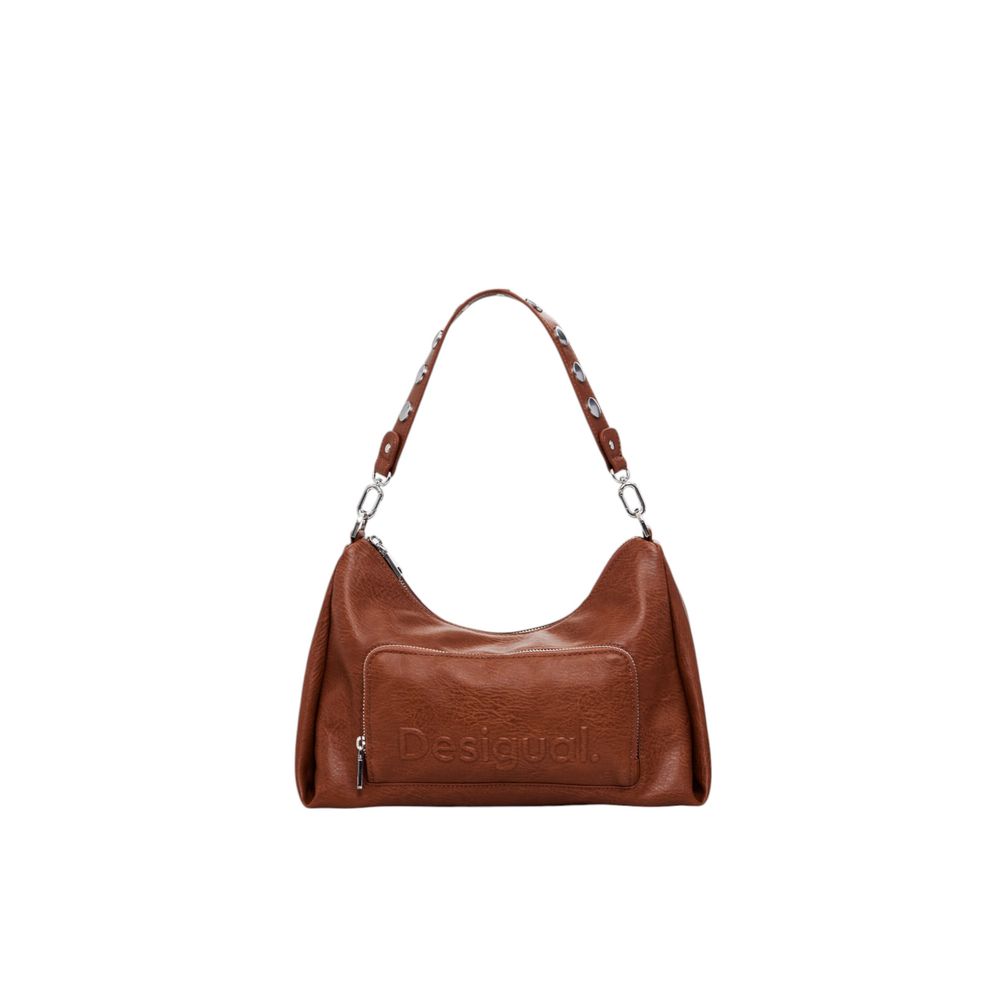 Desigual Brown Polyethylene Handbag