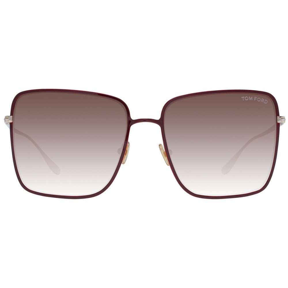 Tom Ford Burgundy Women Sunglasses