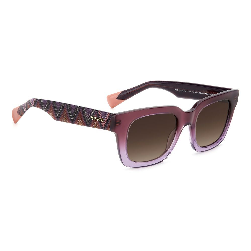 Missoni Purple Acetate Sunglasses