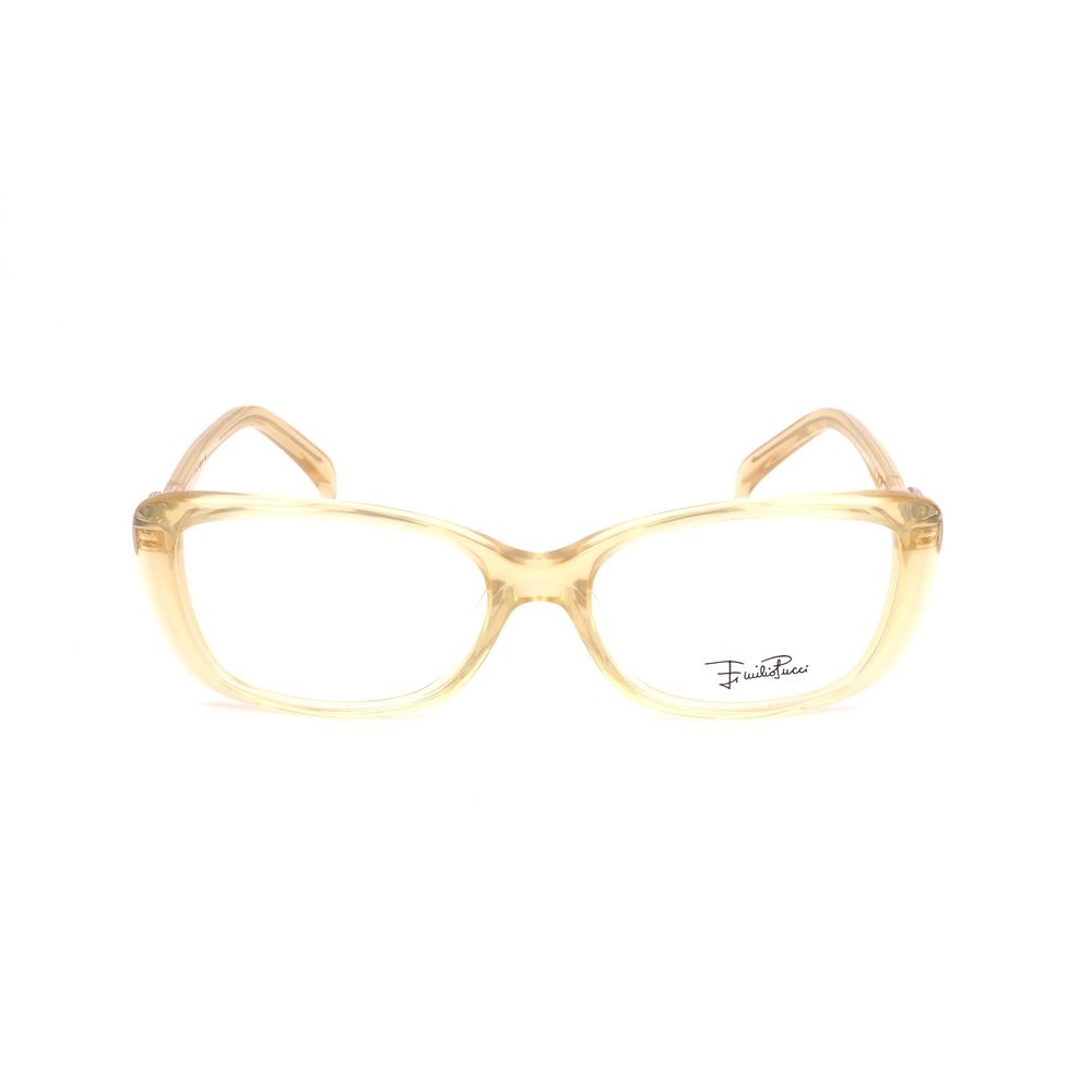 Emilio Pucci Orange Plastic Glasses (Frames)