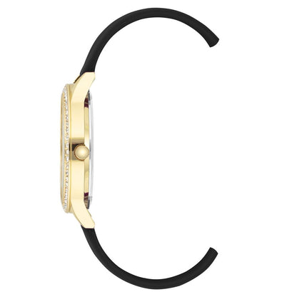 Juicy Couture Black Synthetic Dress Watch
