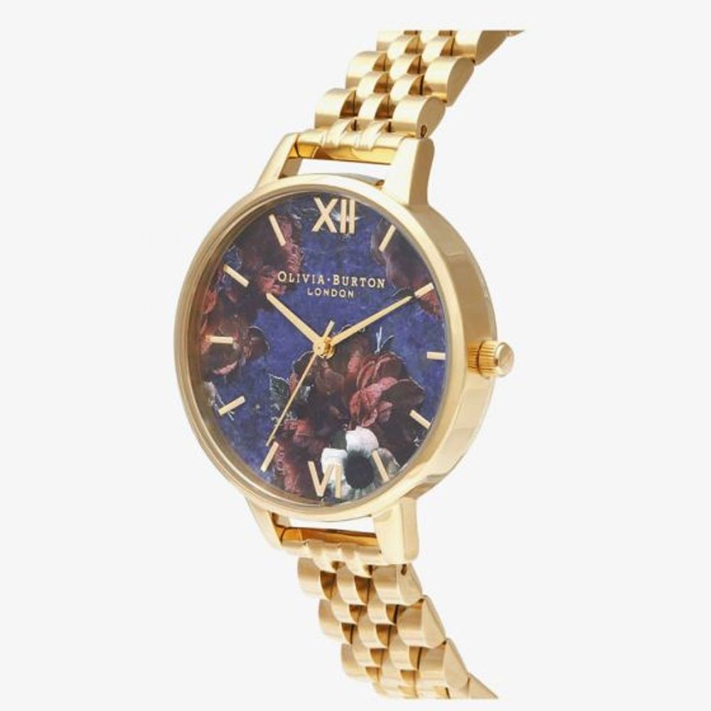 Olivia Burton Gold Steel Watch