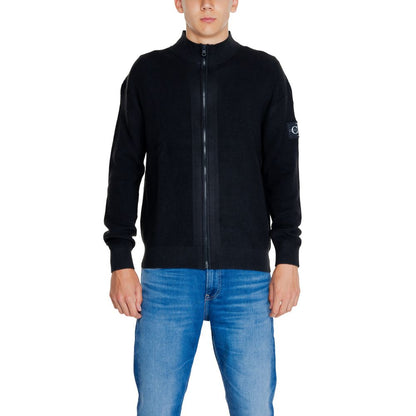 Calvin Klein Jeans Black Recycled Cotton Cardigan