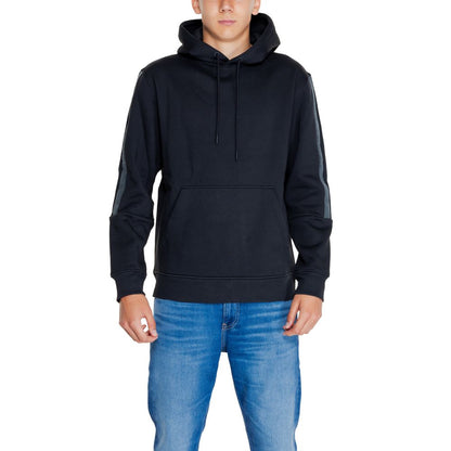 Calvin Klein Jeans Black Cotton Hoodie