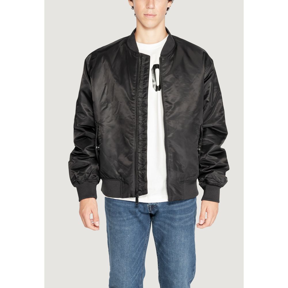 Calvin Klein Jeans Black Polyamide Jackets & Coat
