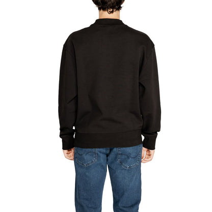 Calvin Klein Jeans Black Recycled Cotton Sweatshirt