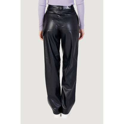 Calvin Klein Jeans Black Recycled Polyester Pant