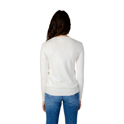 Guess White Viscose Tops & T-Shirt