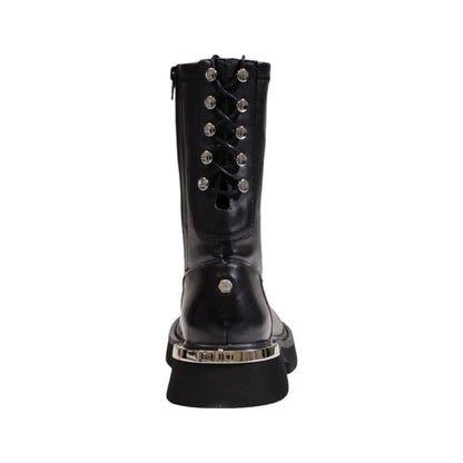 Cult Black Leather Boot