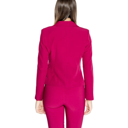 Rinascimento Bordeaux Polyester Blazer
