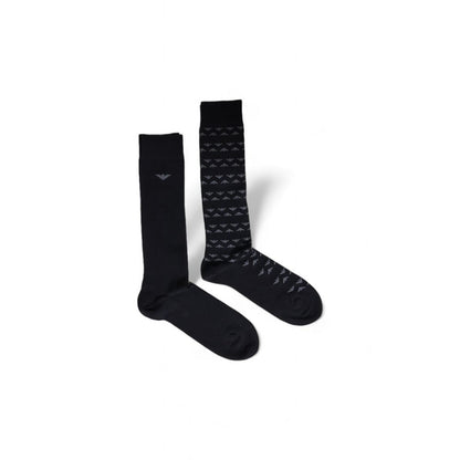 Emporio Armani Underwear Black Cotton Socks