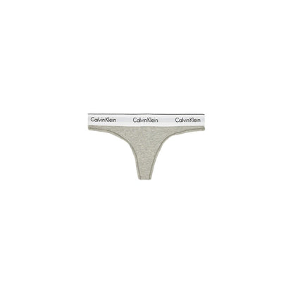Calvin Klein Underwear Gray Cotton Pantie