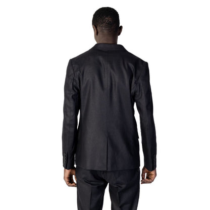 Antony Morato Black Linen Blazer