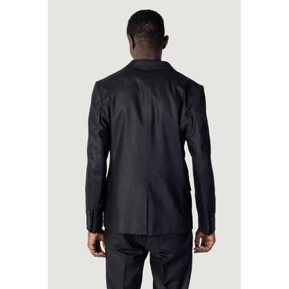 Antony Morato Black Linen Blazer