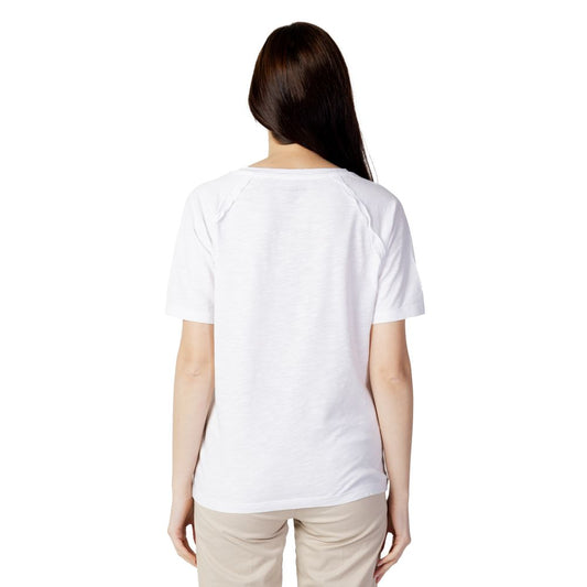 Blauer White Cotton Tops & T-Shirt