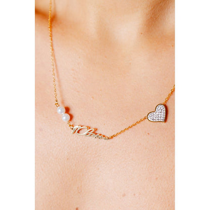 Alviero Martini Prima Classe Gold Stainless Steel Necklace