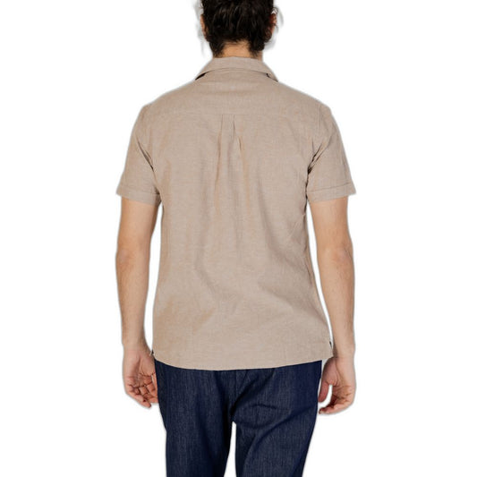 Hamaki-Ho Beige Linen Shortsleeve