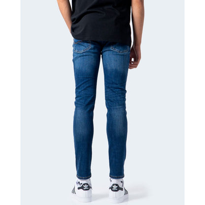 Jack Jones Blue Cotton Jeans & Pant