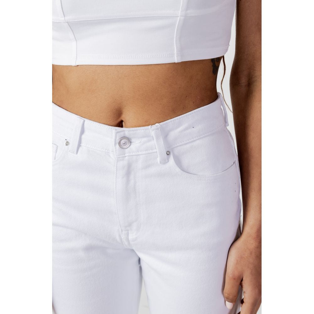 Only White Cotton Jeans & Pant