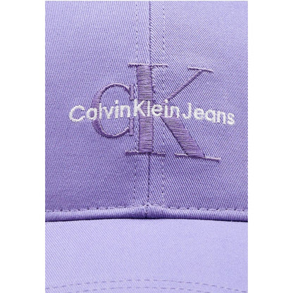 Calvin Klein Jeans Purple Organic Cotton Hat