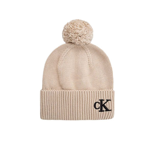 Calvin Klein Beige Cotton Caps Baseball Hat