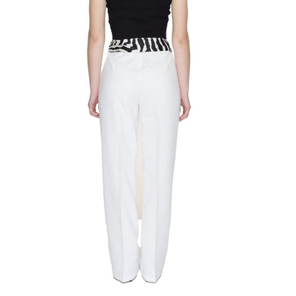 Only White Polyester Pant