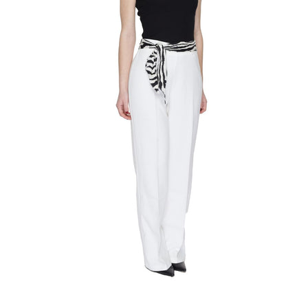 Only White Polyester Pant