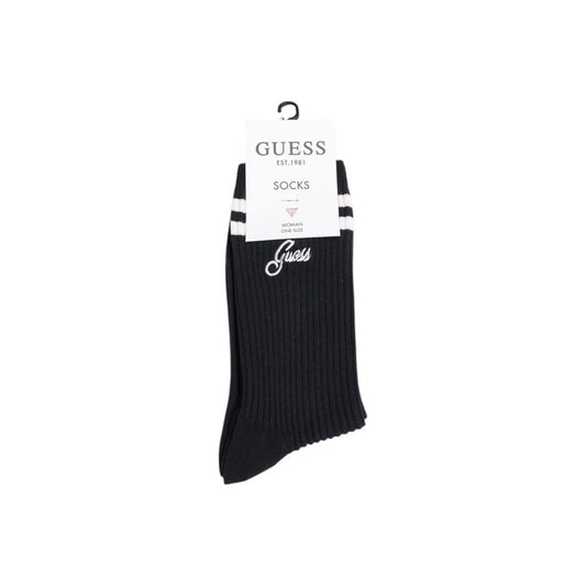 Guess Black Cotton Sock