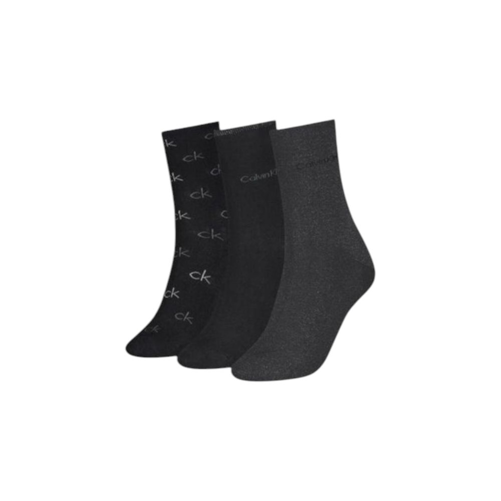 Calvin Klein Black Cotton Socks