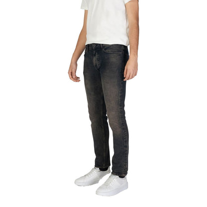 Hugo Boss Blue Cotton Jeans & Pant