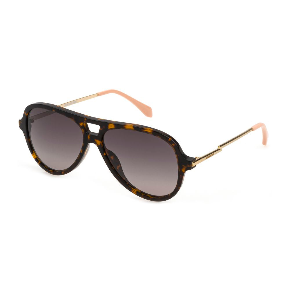 Zadig & Voltaire Brown Acetate Sunglasses