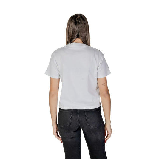 Calvin Klein Jeans White Cotton Tops & T-Shirt