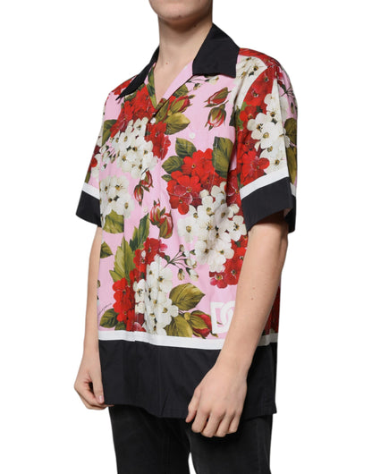 Dolce & Gabbana Multicolor Floral Button Down Casual Shirt