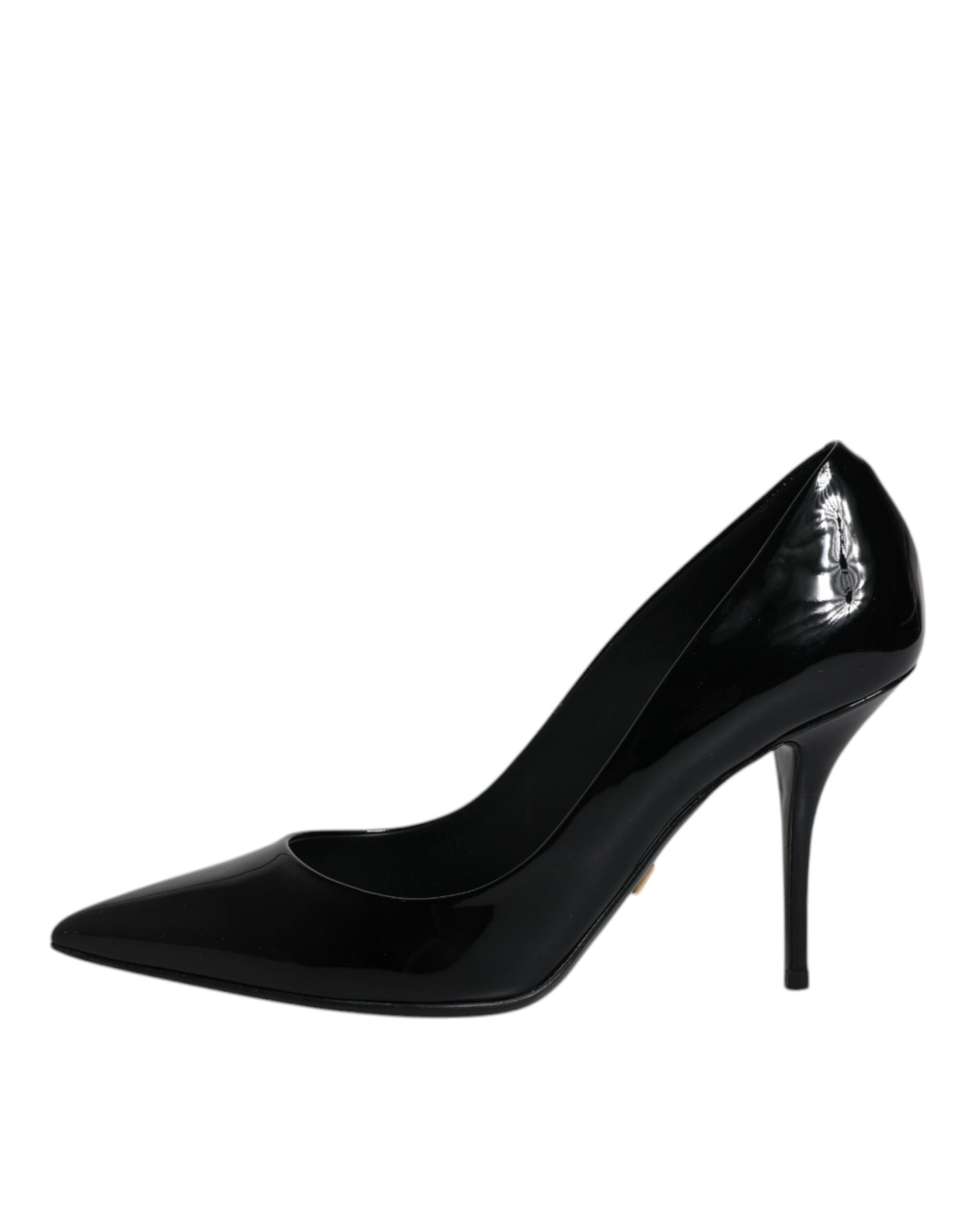 Dolce & Gabbana Black Patent Leather High Heels Pumps Shoes