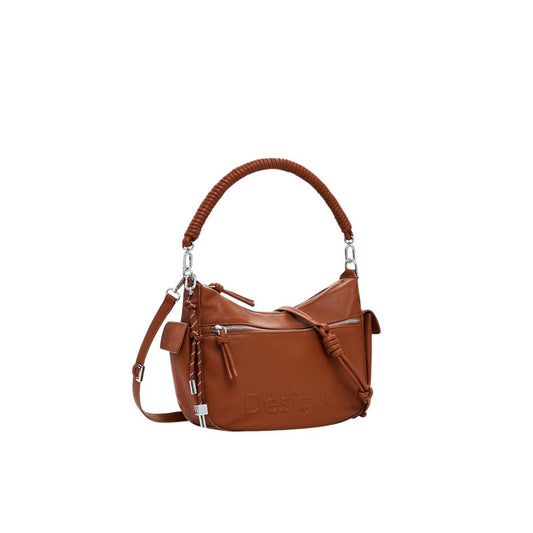 Desigual Brown Polyethylene Handbag