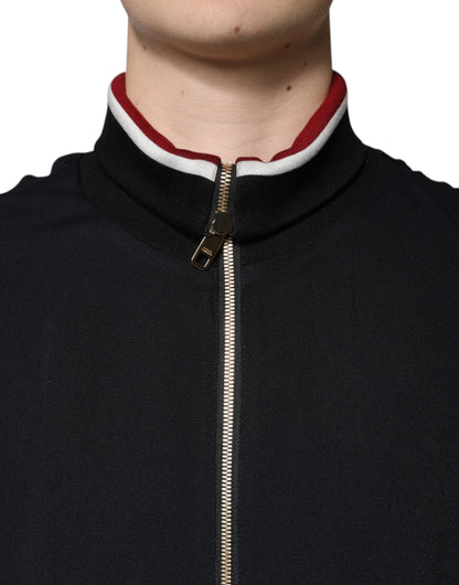 Dolce & Gabbana Black DG King Full Zip Sweatshirt Sweater