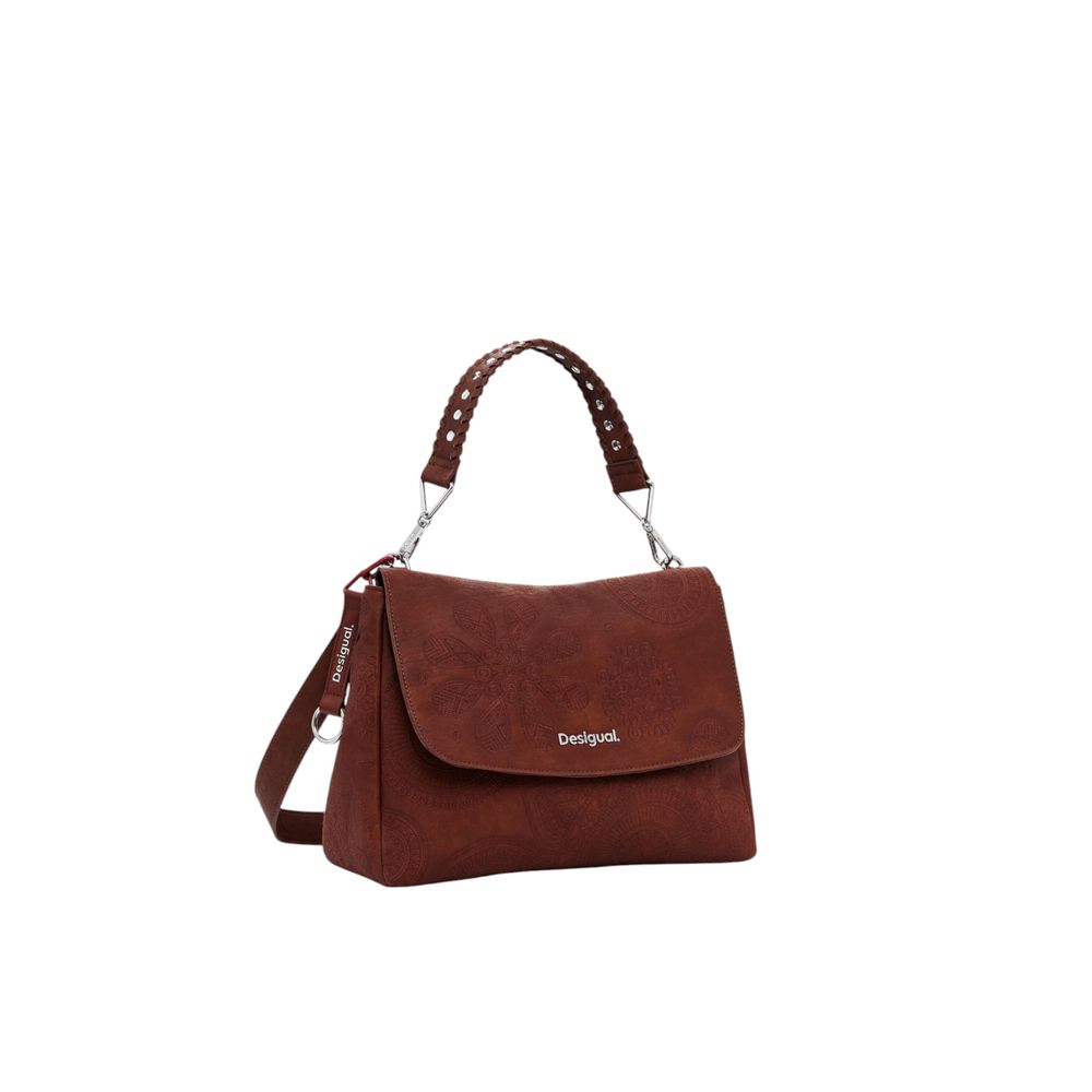 Desigual Brown Polyethylene Handbag