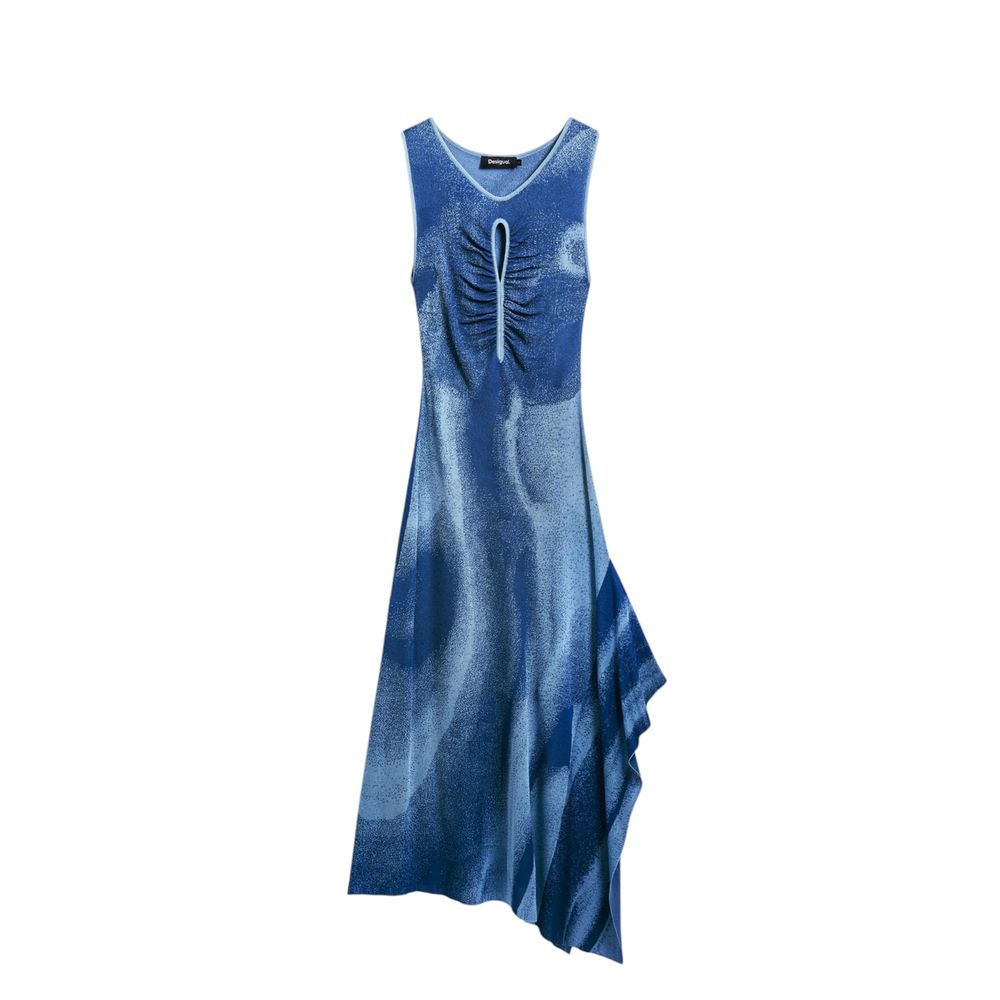 Desigual Blue Viscose Dress