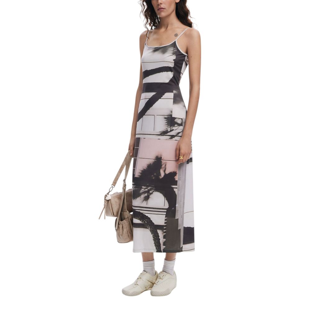 Desigual Beige Polyester Dress