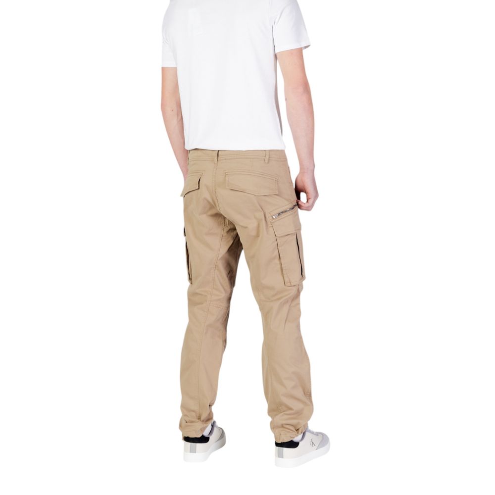 Replay Beige Cotton Jeans & Pant