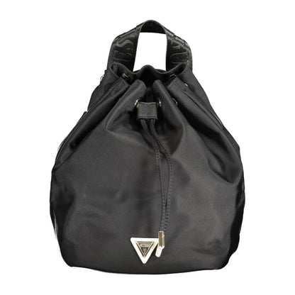 Guess Jeans Black Polyethylene Backpack